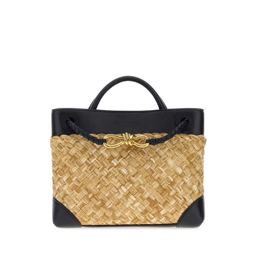Bottega Veneta Women Raffia Small Andiamo Handbag
